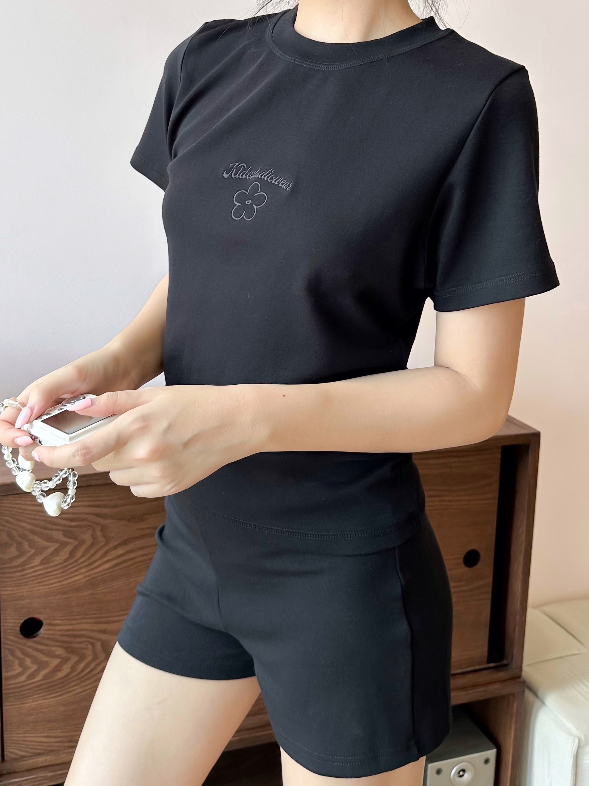 Kido quần thun ngắn biker shorts