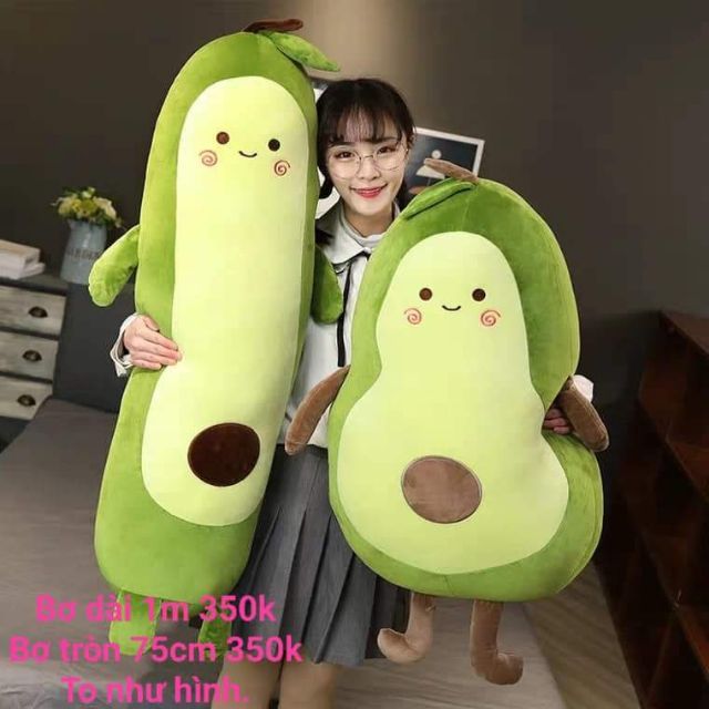 [HCM]Trái bơ nhồi bông gấu bông trái bơ