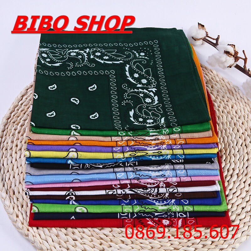 Khăn Turban Bandana Headband Họa Tiết Nam Nữ, Khăn Turban Họa Tiết