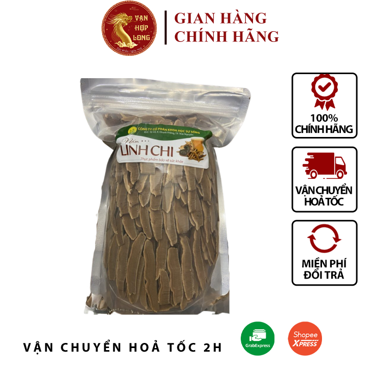 Nấm linh chi lát 250g của viện khoa học sự sống trường đại học nông lâm