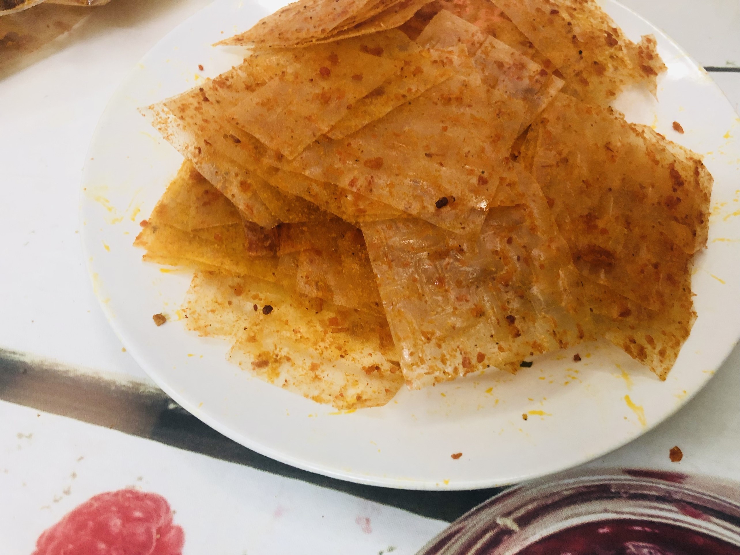 500g bánh tráng trộn sate bò miếng