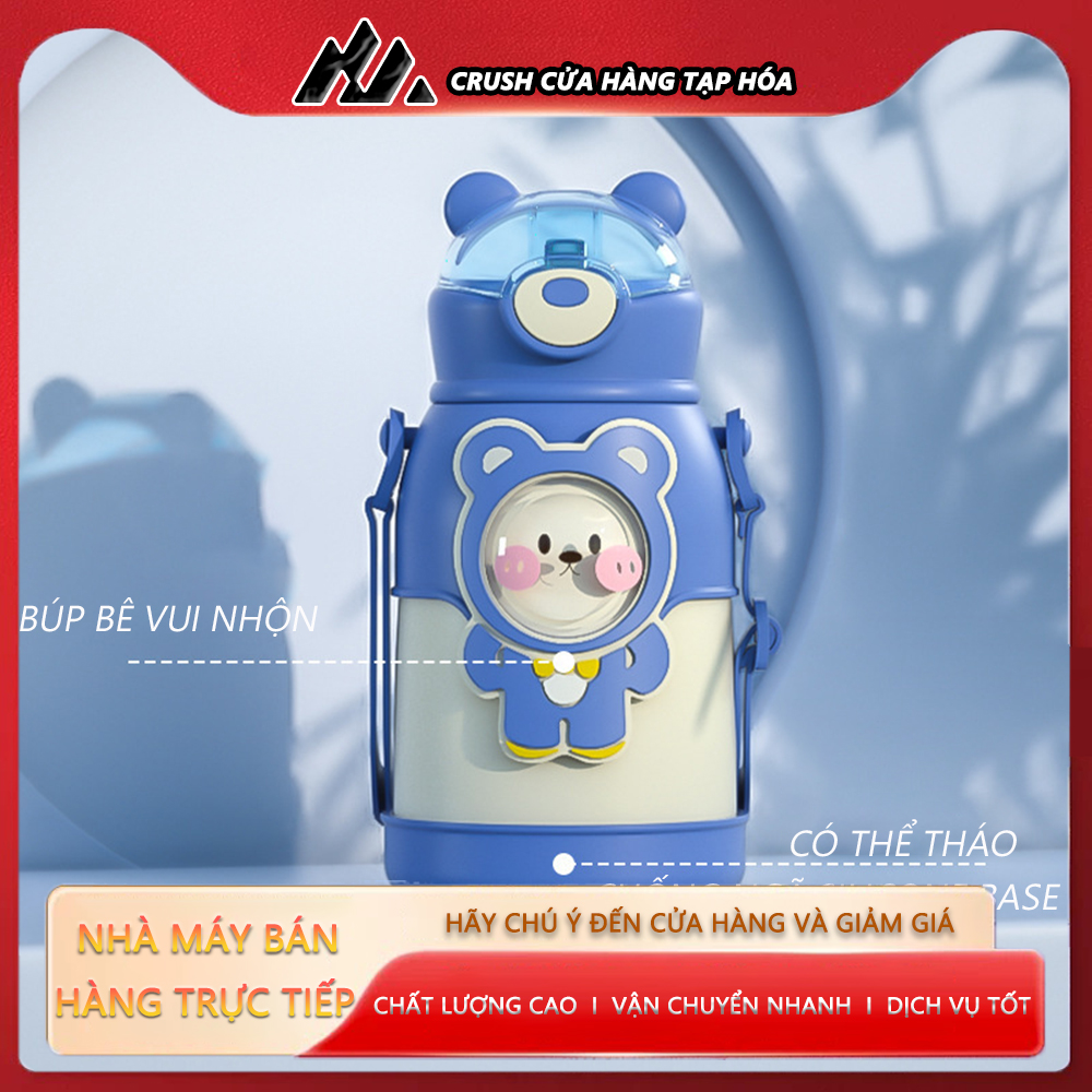 Crush bình nước học sinh/ly giữ nhiệt/ly nước giữ nhiệt/ly nước cute độc lạ 500ml
