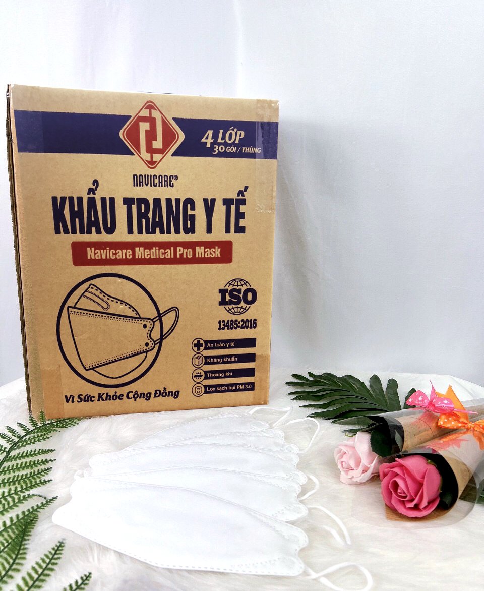 Khẩu trang kf94 kháng khuẩn - 1 thùng 30 gói - 300 cái