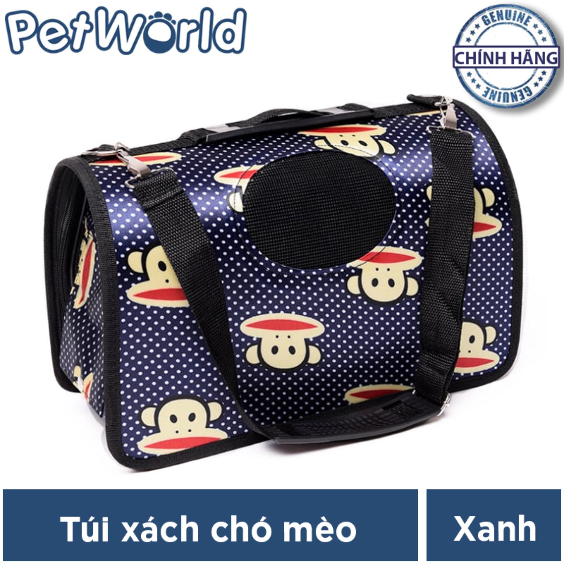 Túi vận chuyển chó mèo hình họa tiết White Cats - Thế Giới Thú Cưng (Size L)