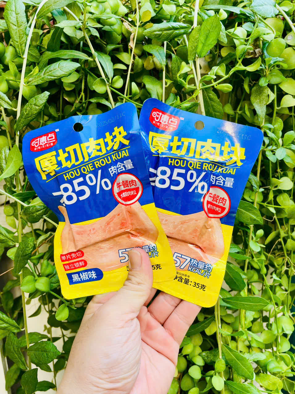 [COMBO 10 GÓI] THỊT NGUỘI ĂN LIỀN HOU QIE ROU KUAI [XANH]