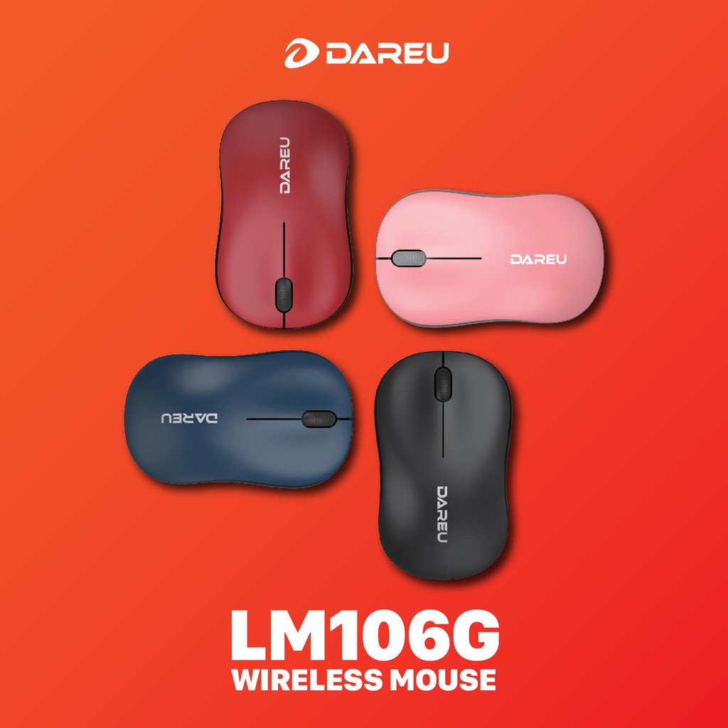 Chuột không dây Dareu LM106G | bảo hành 24 tháng lỗi 1 đổi 1