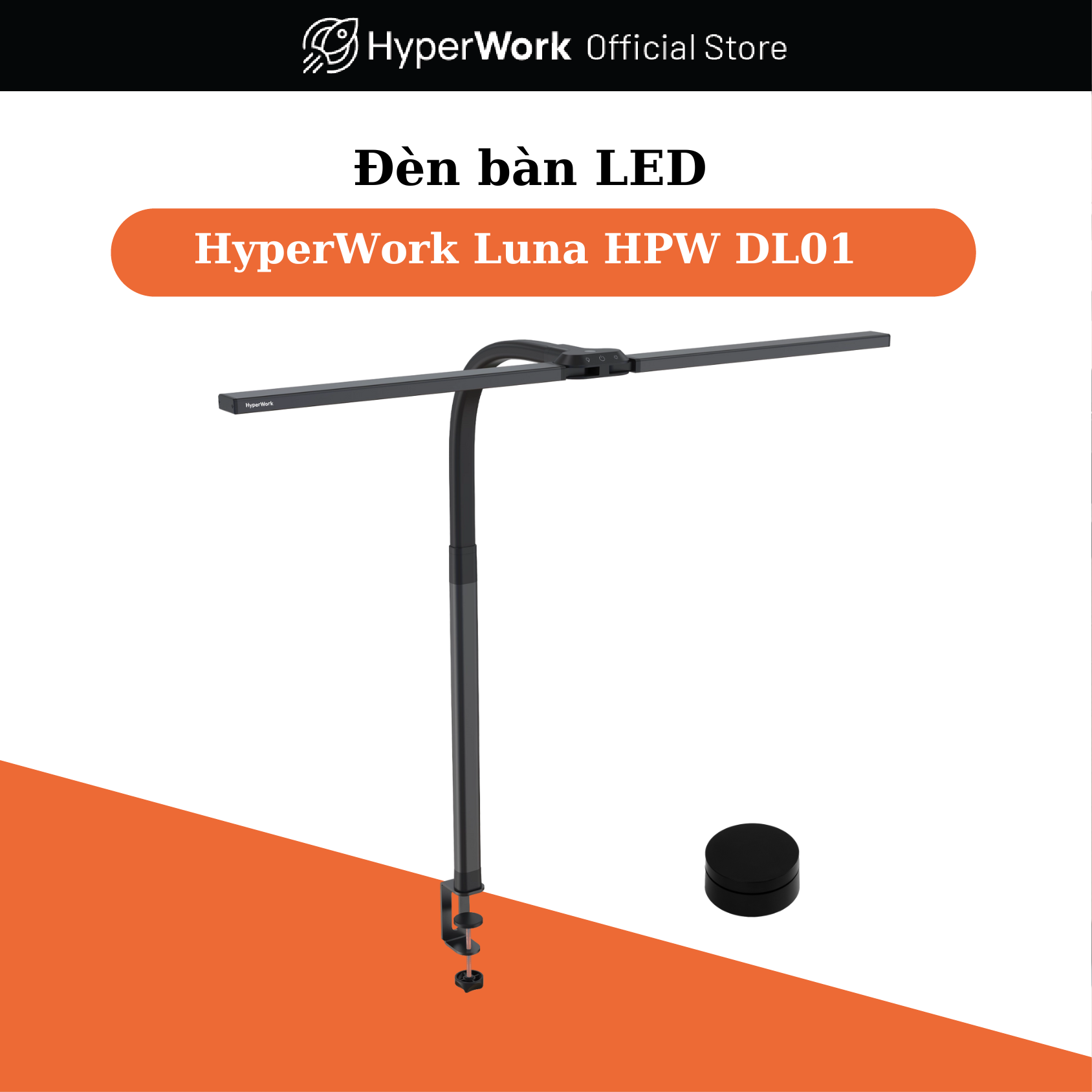 Đèn bàn led hyperwork luna - hpw dl01