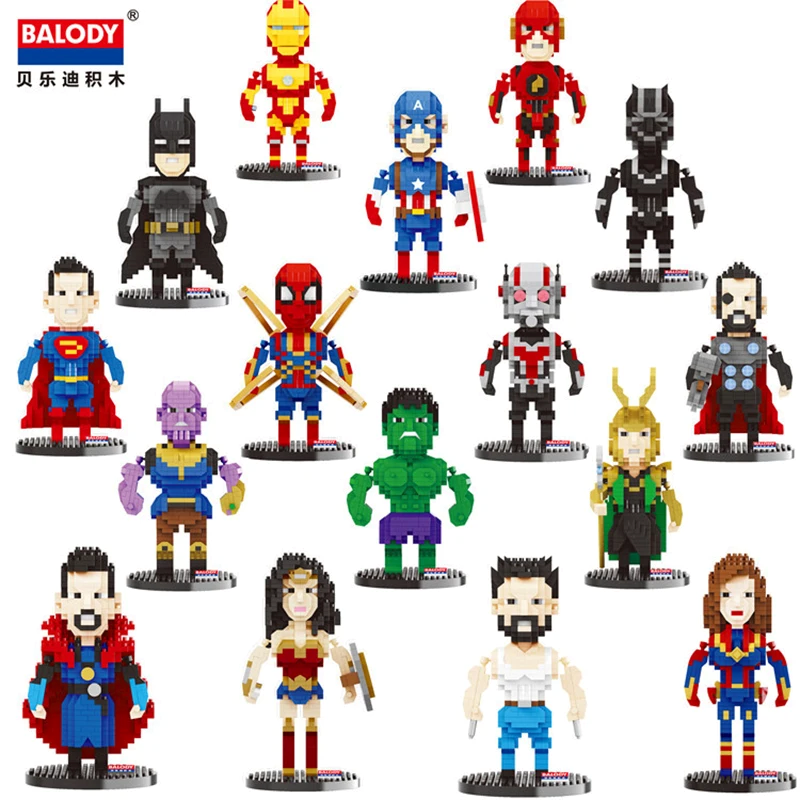 Lắp ráp lego siêu anh hùng marvel, siêu nhân hoạt hình