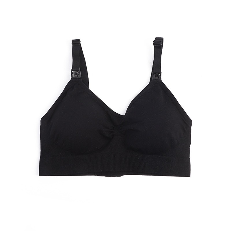 Áo lót bầu cho con bú chống chảy xệ, chất liệu cotton co giãn 4 chiều không gọng, không viền cho mẹ bầu và sau sinh