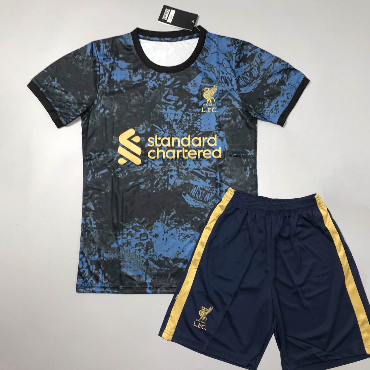 Áo bóng đá CLB Liverpool- Mẫu Mới 202-VAI MÈ KIM Thái Cao Cấp