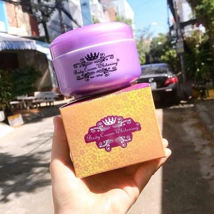 Kem body cốt tím whitening body cream