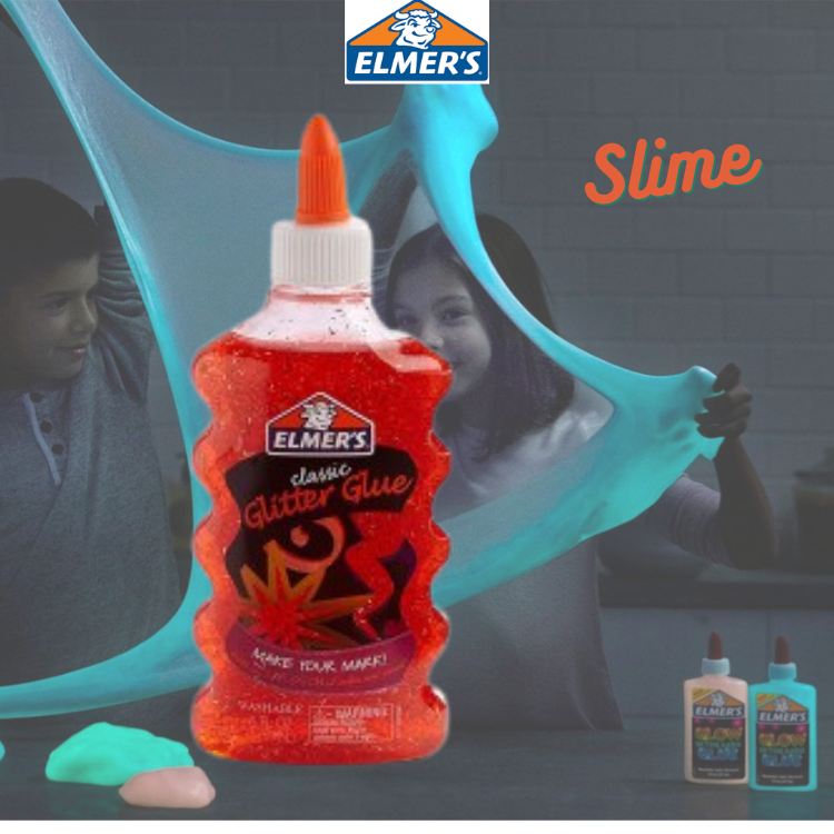 Slime kim tuyến Elmer s Glitter Glue 177.4ml - Màu đỏ Red