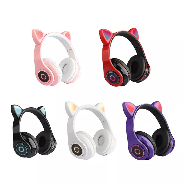 [HCM][SIÊU HOT ] Tai Nghe Chụp Tai Giá Rẻ Tai Nghe Mèo Bluetooth TO 89 Cao Cấp Headphone Tai Mèo Dễ Thương Có Micro Đèn Led Âm Bass Mạnh Mẽ Âm Thanh Sống Động Chống Ồn Cực Tốt Hỗ Trợ Điều Chỉnh Âm LượngĐầy Đủ Cổng AUX SD