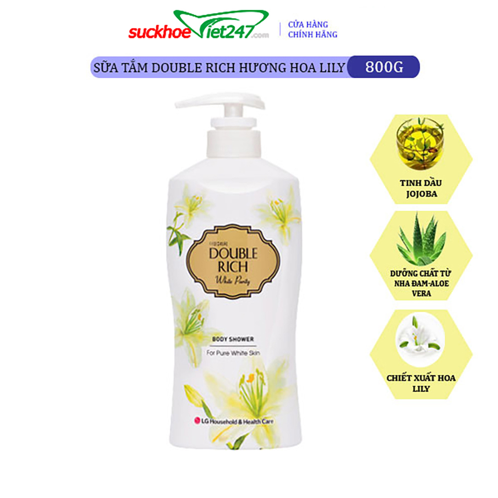 Sữa tắm double rich hoa lily 800g
