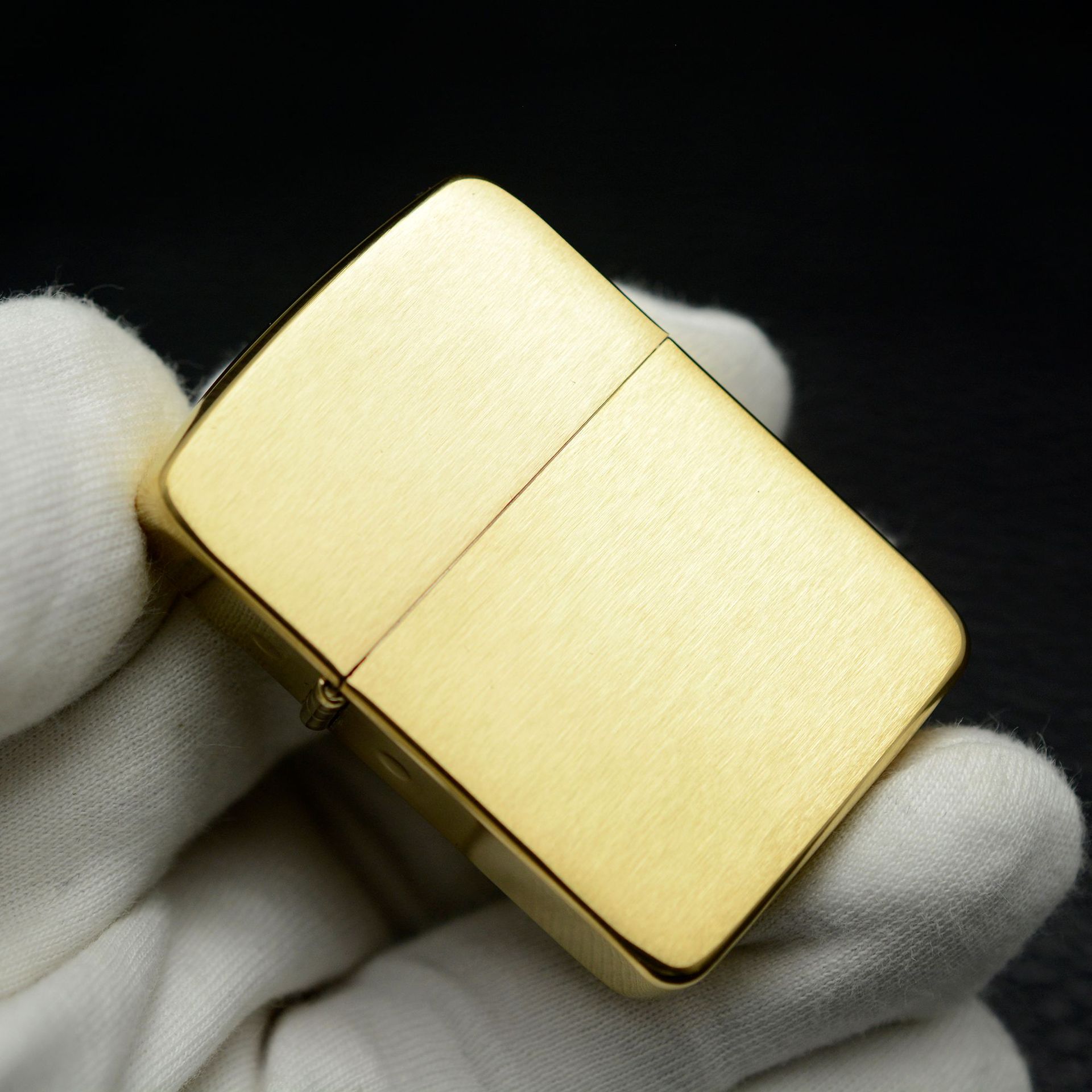 Bật lửa zippo mỹ chính hãng 1941b có tem đỏ – zippo 1941 replica brushed brass