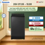 Máy Giặt Cửa Trên Panasonic Inverter 9.8KG NA-FJ196AEBV