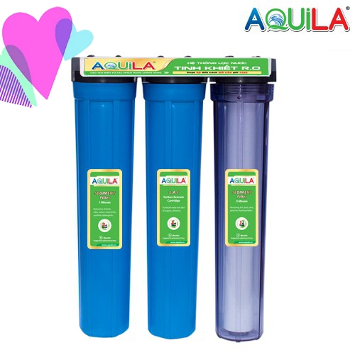 Bộ lọc nước sinh hoạt 3 cấp 20inch