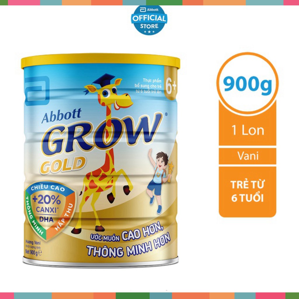 Sữa bột abbott grow gold 6+ 900g