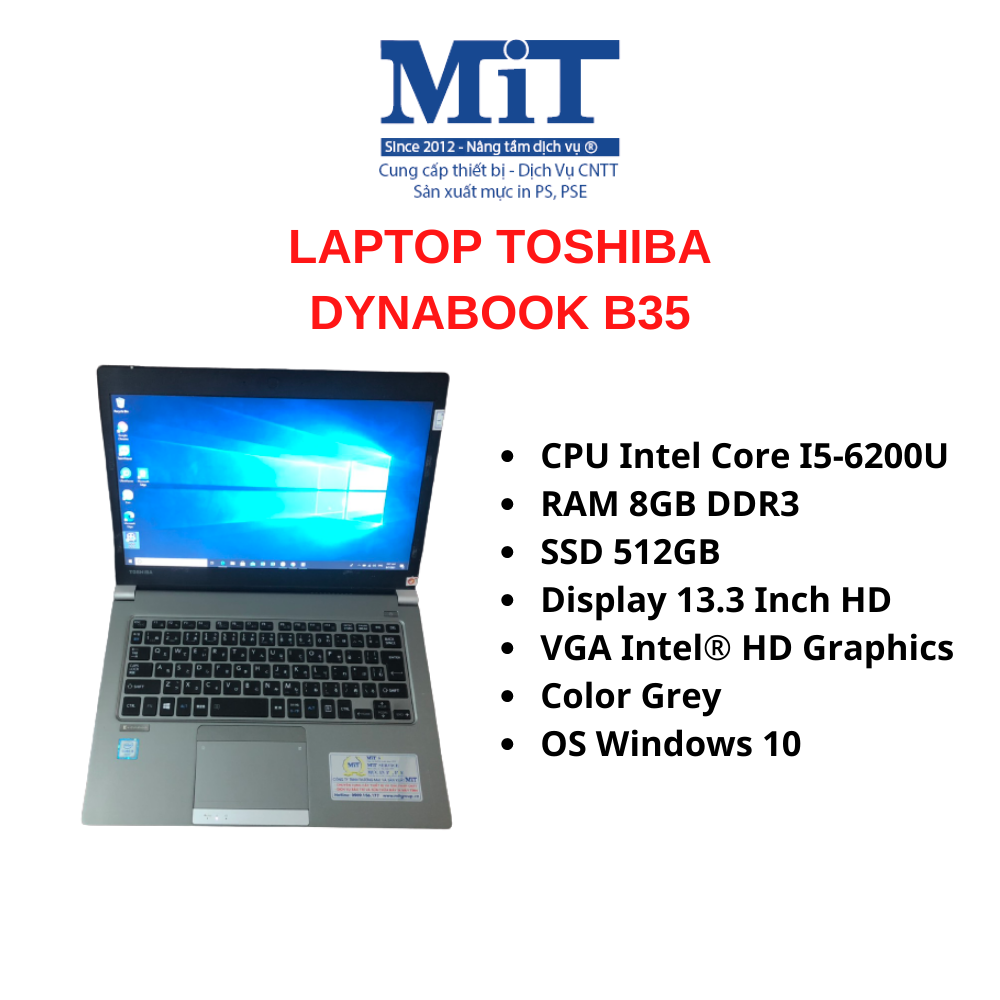 Lịch sử giá Laptop toshiba dynabook r63 , core i5-6200u, 4gd3