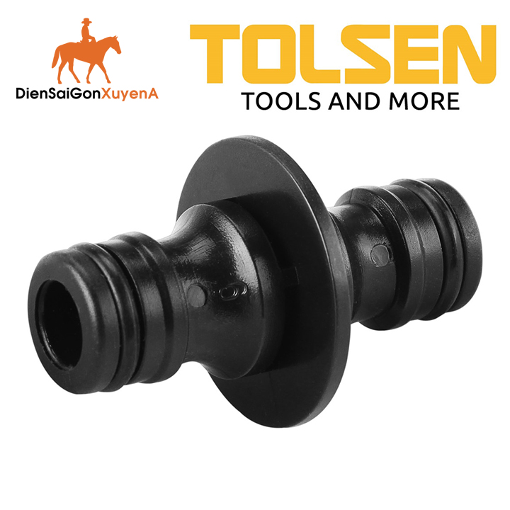 Khớp nối nhanh 2 đầu tolsen 57112 fi 21 - nối nhanh 2 đầu ống nước fi 21 - ngô gia tools