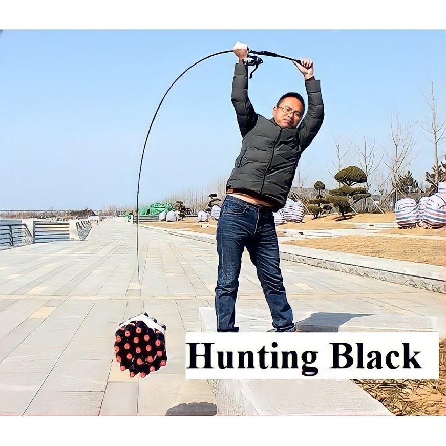 (HÀNG HOT) Cần câu lure Hunting Black size 2m1 2m4 2m7 tùy chọn ngang hoặc đứng -ĐỒ CÂU CÁ ĐỨC NGUYÊN