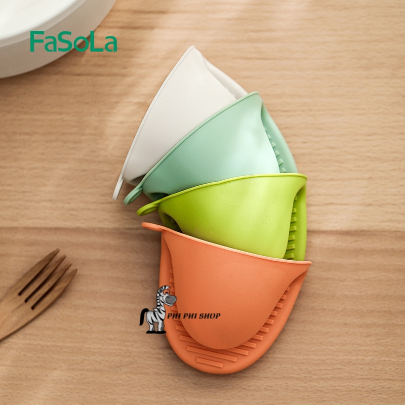 Găng tay nhấc nồi FaSoLa silicone chịu nhiệt độ cao chống trượt SH-003