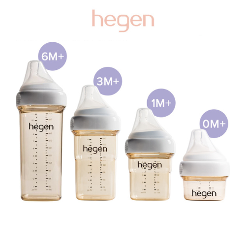 Bình sữa cao cấp hegen feeding bottle ppsu 150ml - 240ml - 330ml