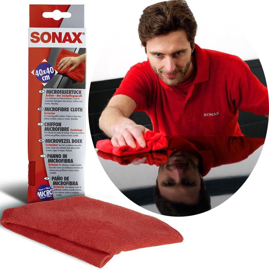 Khăn lau xe siêu sợi cao cấp Sonax Microfibre cloth