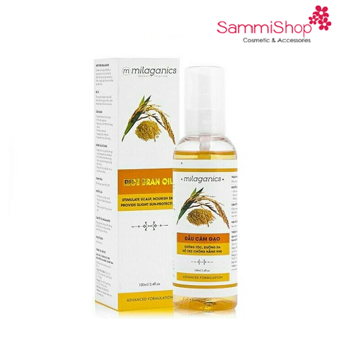 Dầu Cám gạo Milaganics 100ml