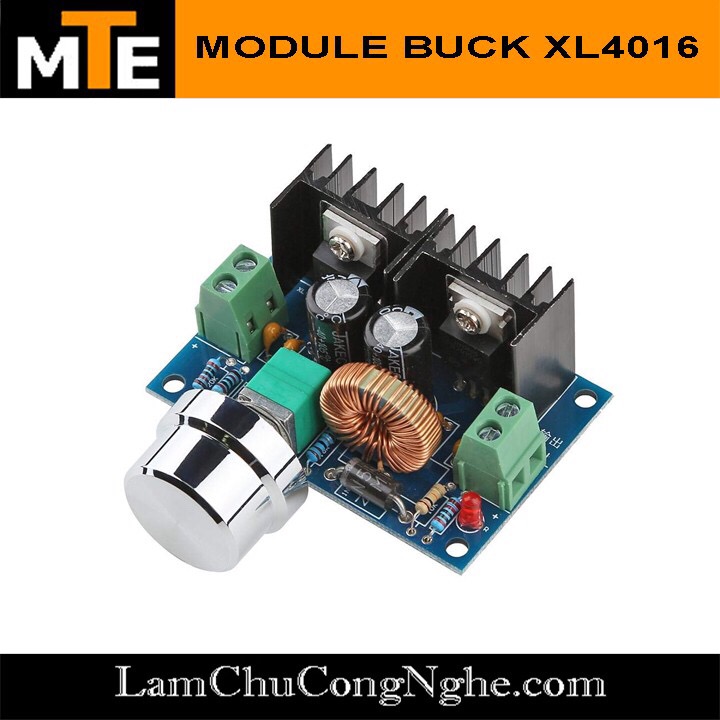 Mạch nguồn giảm áp dc xl4016 200w 8a module buck