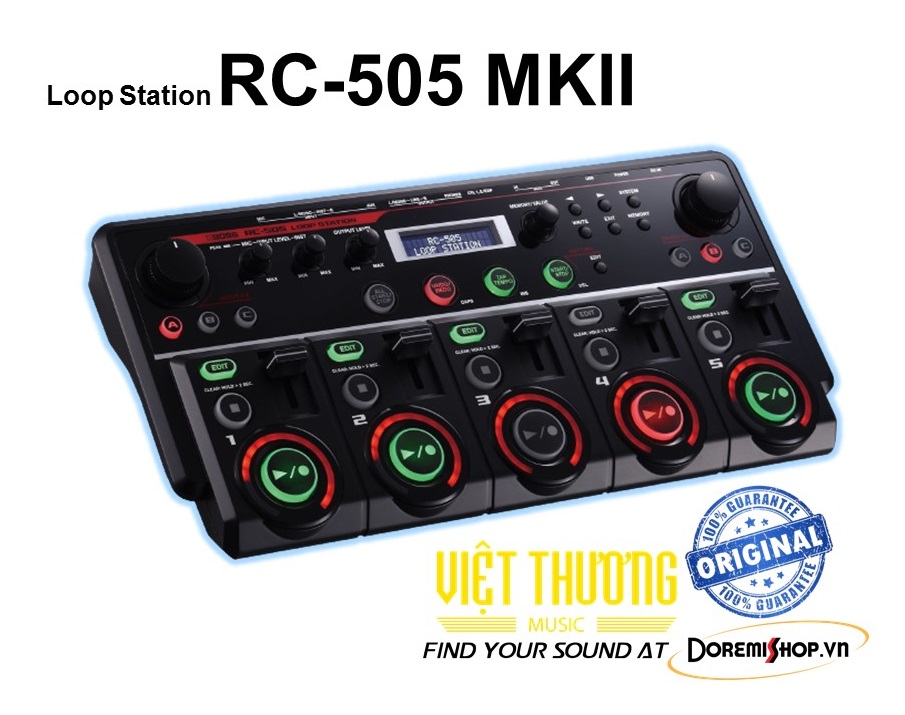 Máy thu phát vòng âm thanh loop station boss rc-505 mkii