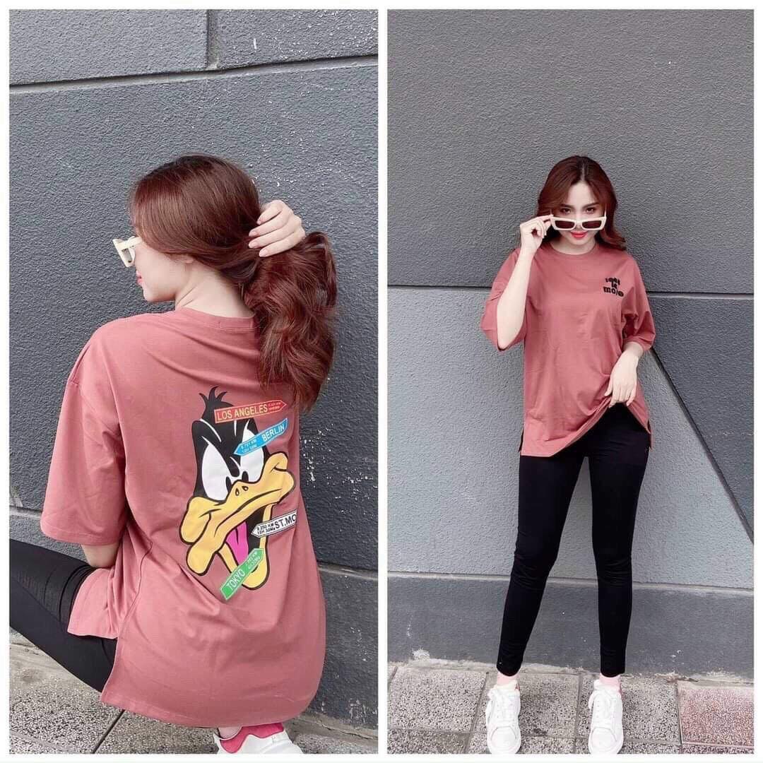 SET BỘ THỜI TRANG DÀI IN HOẠT HÌNH SIÊU DỄ THƯƠNG