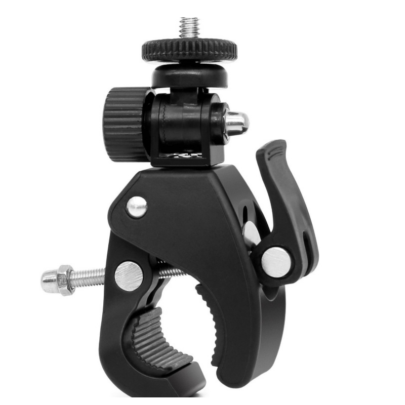 Kẹp đỡ máy ảnh gopro 9 8 7 6 gắn xe đạp hoặc thanh treo tiện dụng