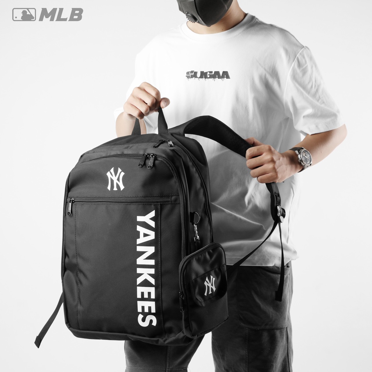 Balo MLB New York Yankees chữ in dọc hot hit