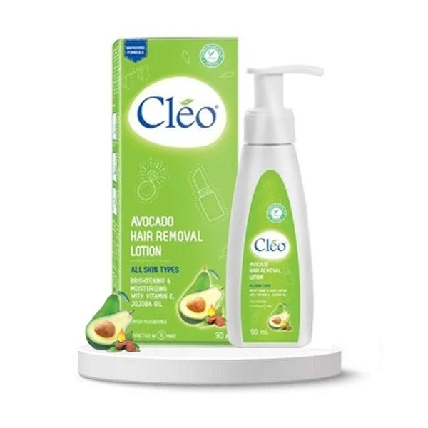 Lotion Tẩy Lông Cleo 90ml Dạng Sữa Cho Mọi Loại Da Cleo Avocado All Skin Types Hair Removal Lotion 90ml