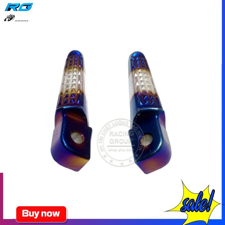 Bộ gác chân sau màu titan dành cho xe máy