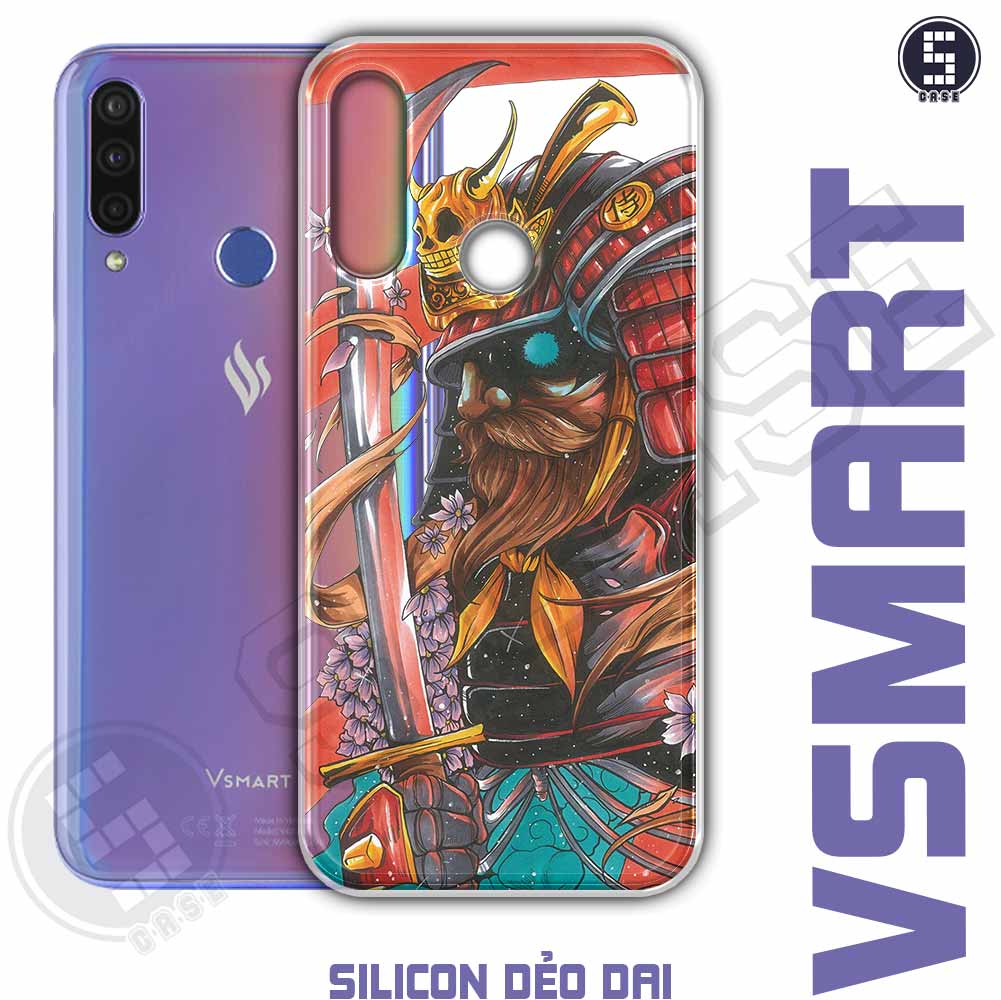 Ốp cho Vsmart Joy 3, Joy 4, Live 4, Star 3, Star 4, Aris, Aris Pro, Bee 3, Live, Joy 2+, Joy 1, Joy 1+, Active 1, Active 1+ hình Samurai Nhật A800-179