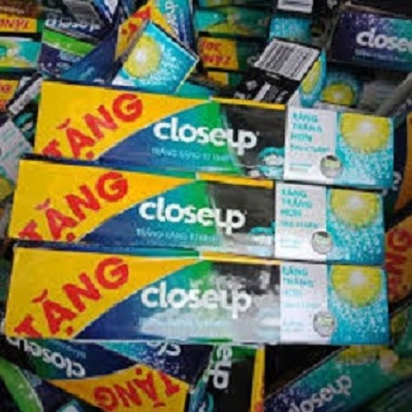 10 Tuýp Kem Đánh Răng Dạng Gel Close Up Trắng Răng Muối Biển & Chanh (30g)- Hàng Tặng
