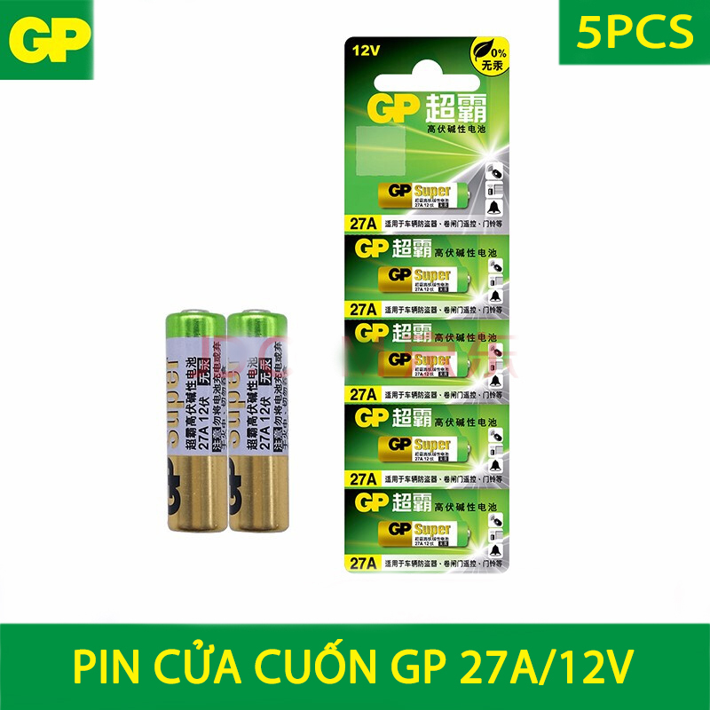 Pin điều khiển cửa cuốn - gp- 27a /12v