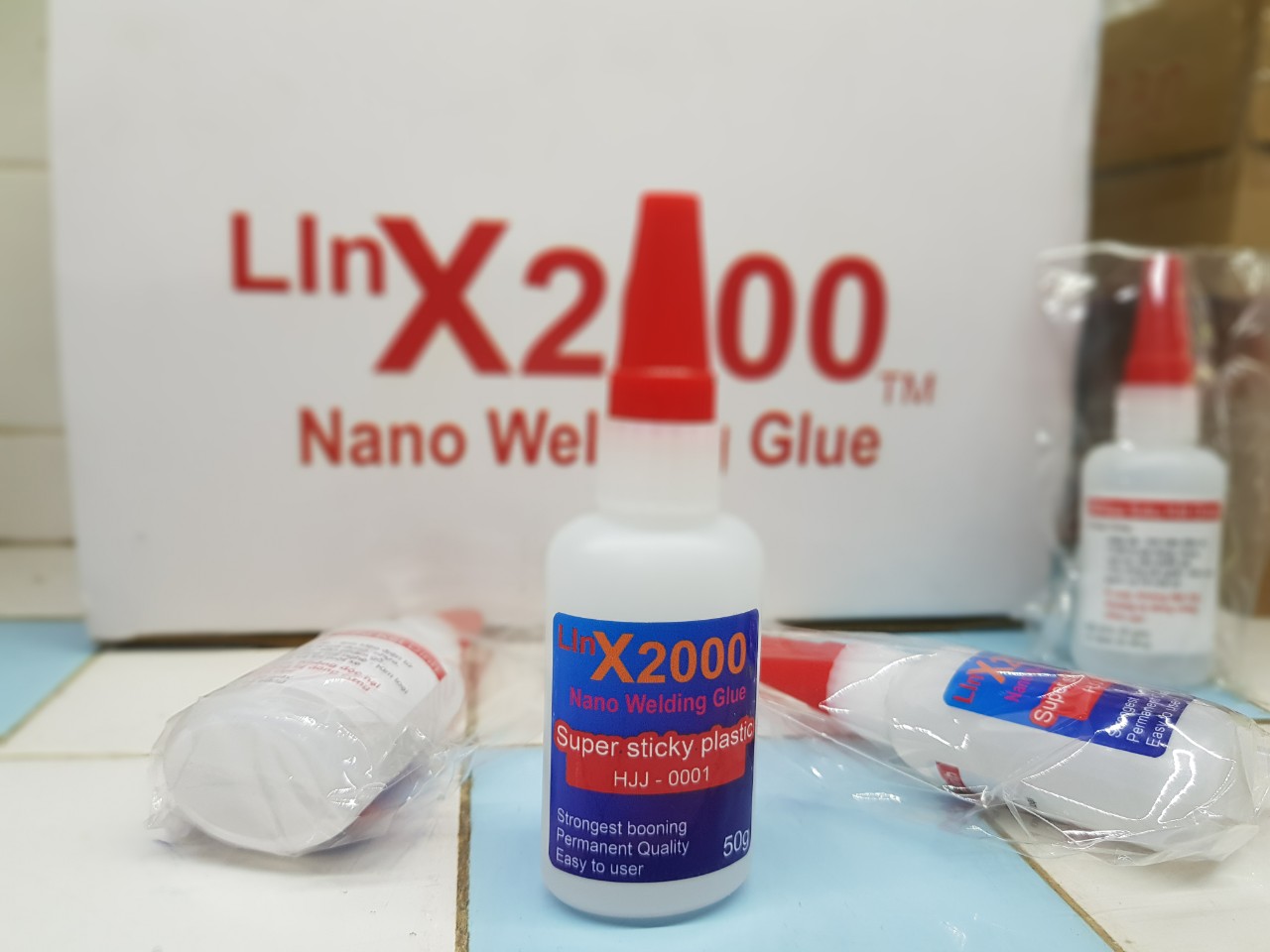 Combo 2 lọ keo dán đa năng x2000 siêu kết dính dán gỗ thuỷ tinh kim loại