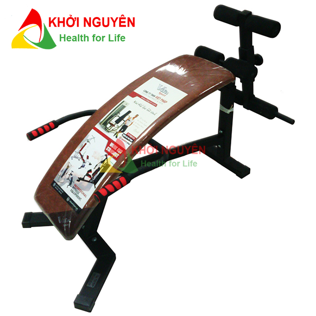 Ghế cong tập bụng 601003 có chống đẩy