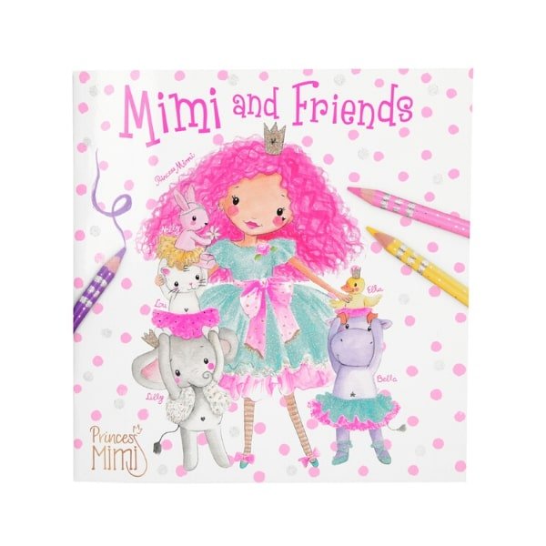 Bst thiết kế thời trang princess mini and friends colouring books topmodel