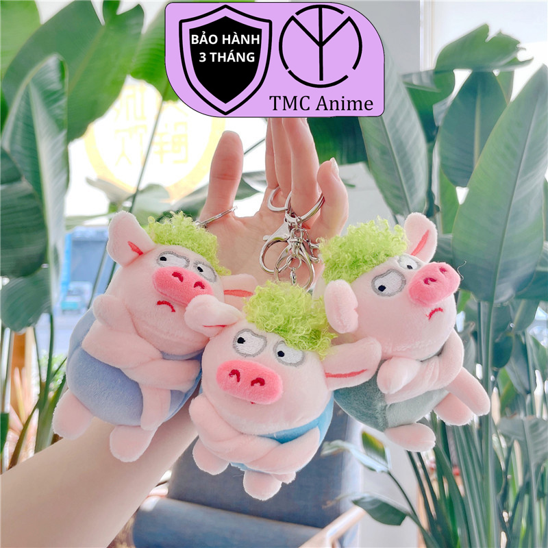 Móc khóa heo ủn ỉn đanh đá 10cm G22 - TMC Anime - trang trí túi sách, balo dễ thương