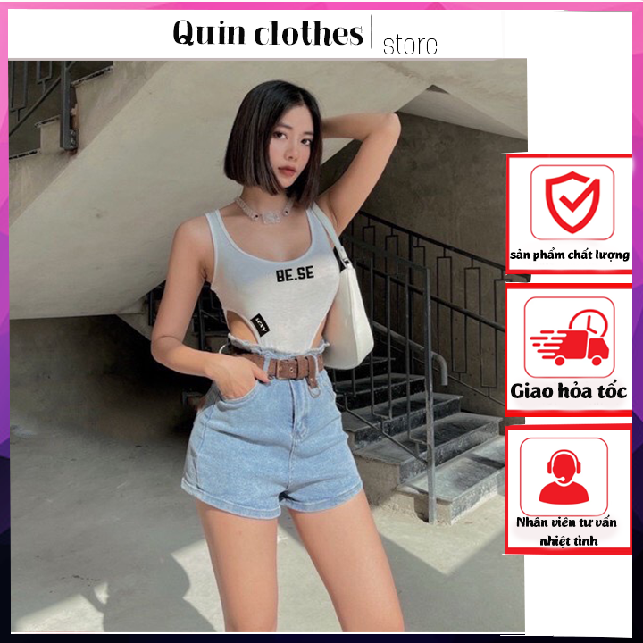 Bodysuit khoét eo kèm feedback thật