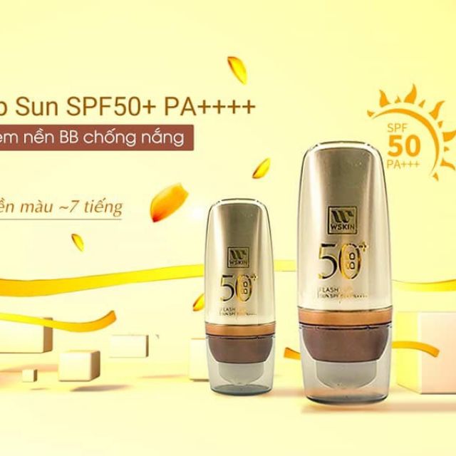 Kem Chống Nắng Nền WSkin BB Flash Up Sun SPF50+ PA++++