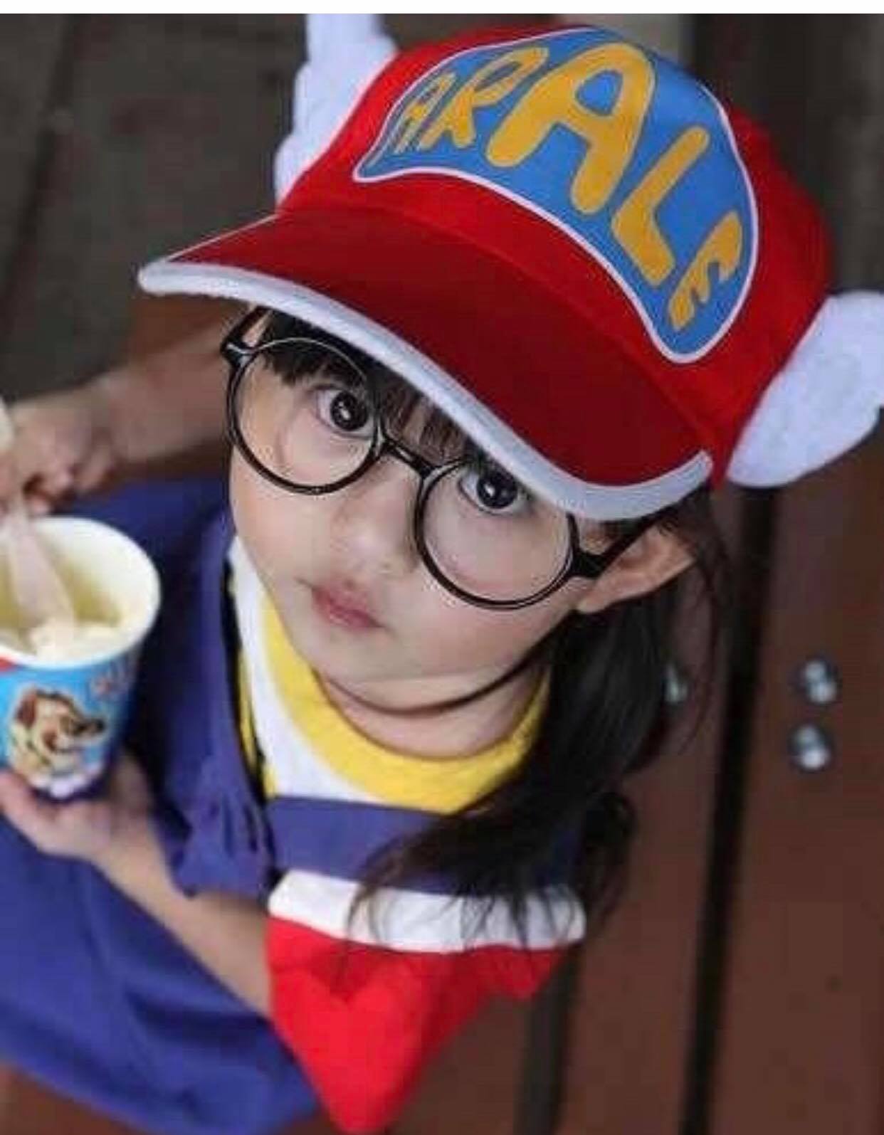 Gọng kính cận, Kính giả cận mắt tròn xoe siêu cute cho bé