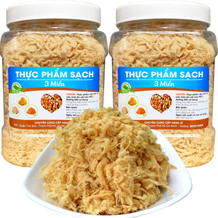 1kg Chà Bông Heo Thượng Hạng Dinh Dưỡng Cho Bữa Ăn Ngon Hiệu TPS