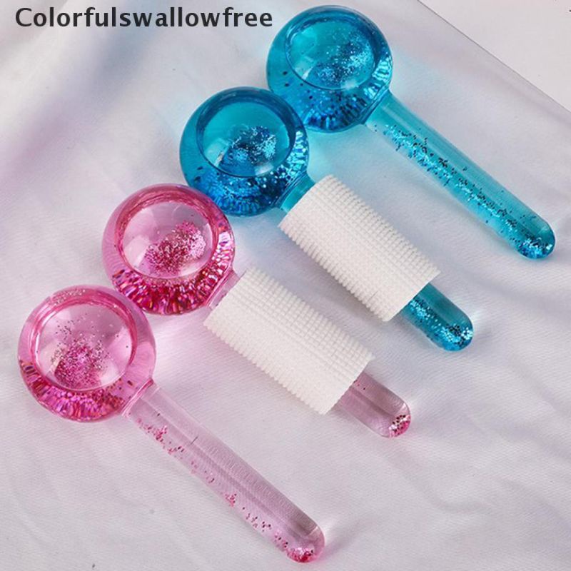 Combo 2 Thanh lăn đá lạnh Beauty crystal ball thu nhỏ lỗ chân lông - quả cầu lạnh masage mặt cao cấp | Thanh Lăn Đá Lạnh Poleview Massage Mặt Giảm Bọng Mắt Và Thu Nhỏ Lỗ Chân Lông - Quả Cầu Lạnh Mát Xa