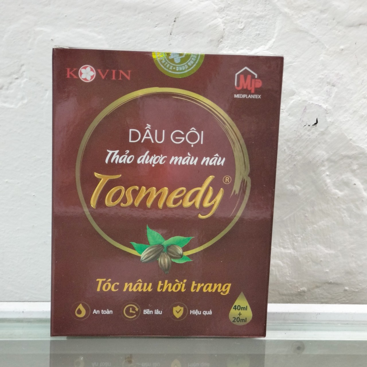 Dầu gội nhuộm tóc thảo dược Tosmedy