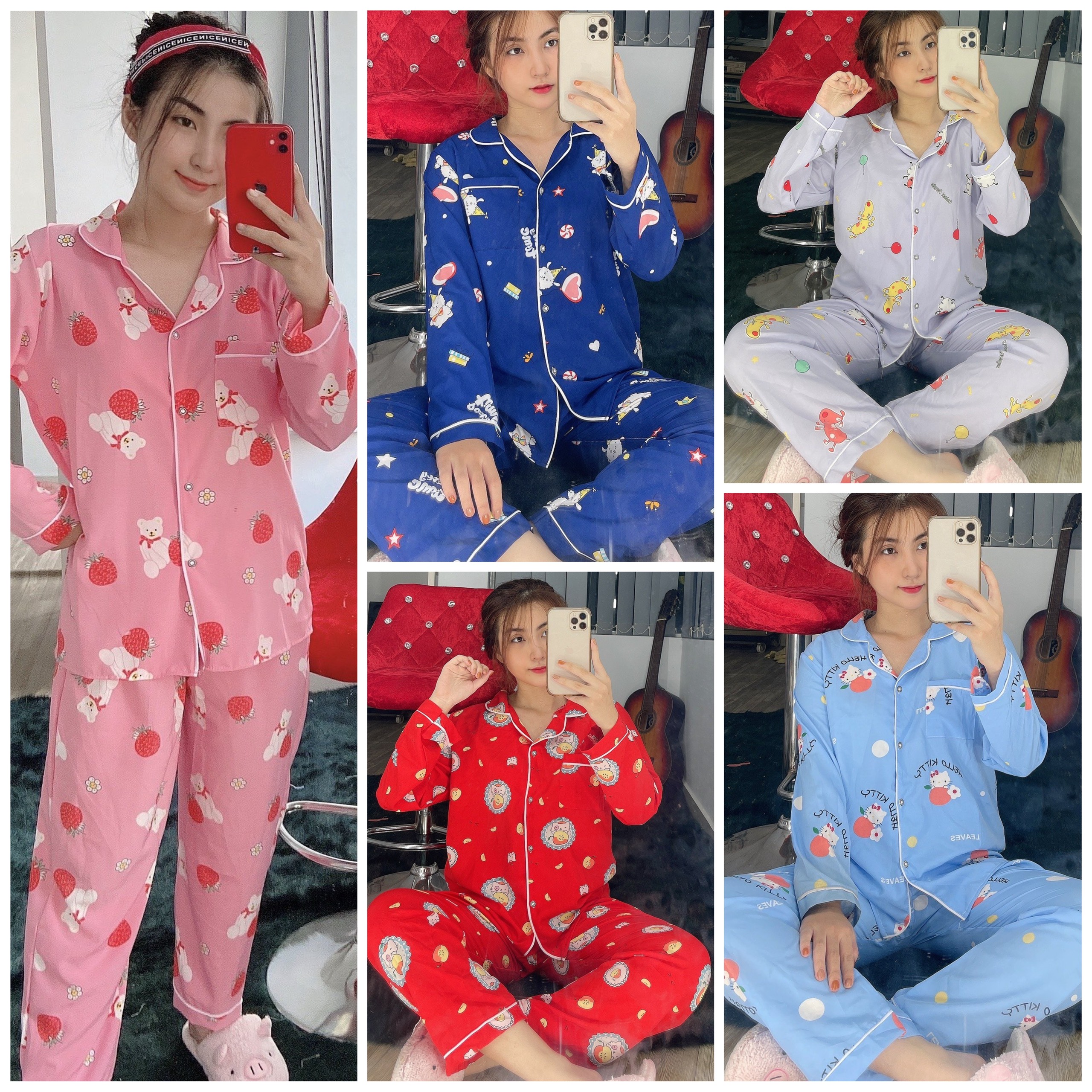 Tdqd lụa hàn pijama form to